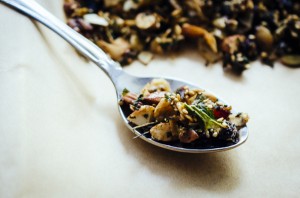 Grain-Free Kale Granola, aka, Green-Ola